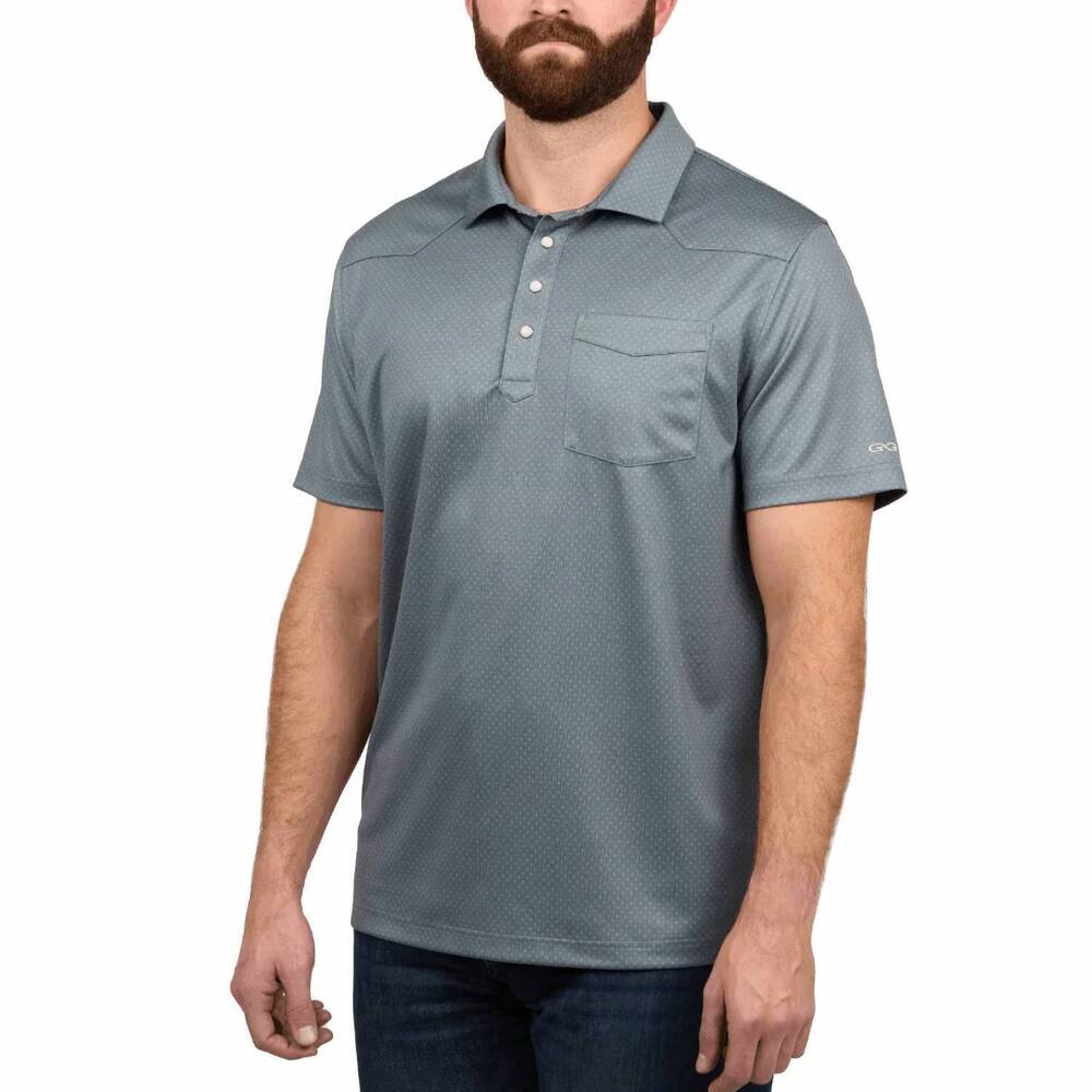 NEW GAMEGUARD men's palo duro polo shirt in grey